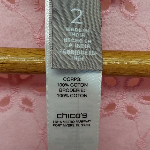 NWT Chico's Coral Fusion Ombre Jacket - Picture 6 of 12